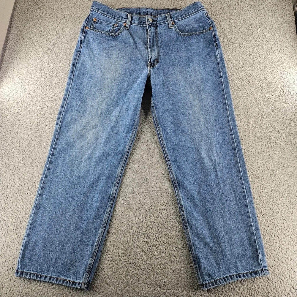 Levi's 550 Jeans Mens 38x30 Blue Relaxed Fit Tapered Leg‎ Classic Baggy